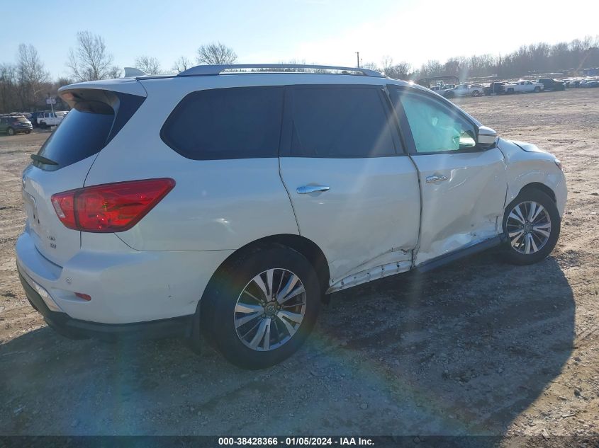2019 NISSAN PATHFINDER SV - 5N1DR2MM1KC609787