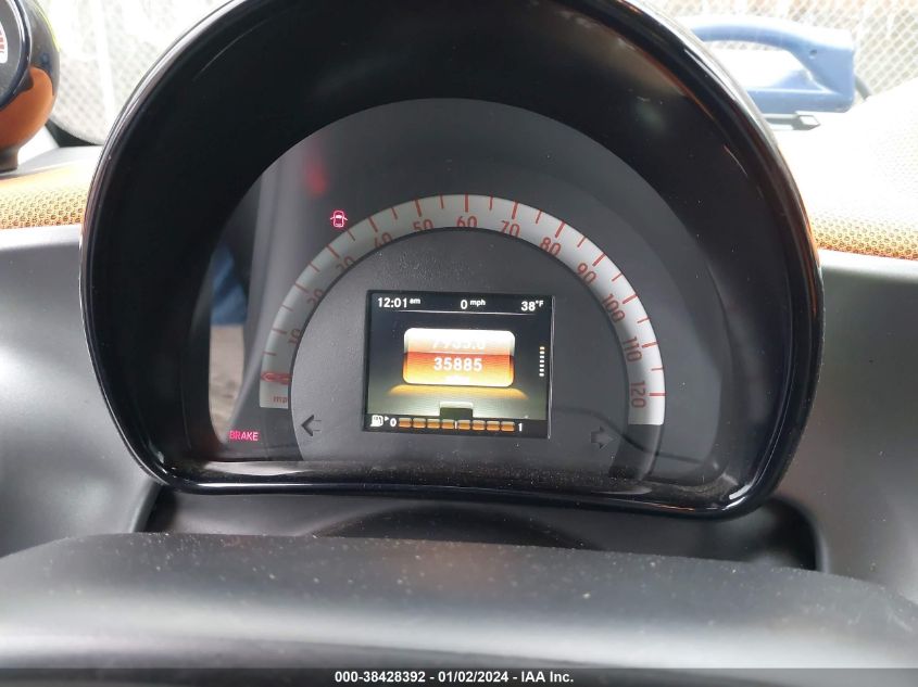 2016 SMART FORTWO - WMEFJ5DA0GK073425