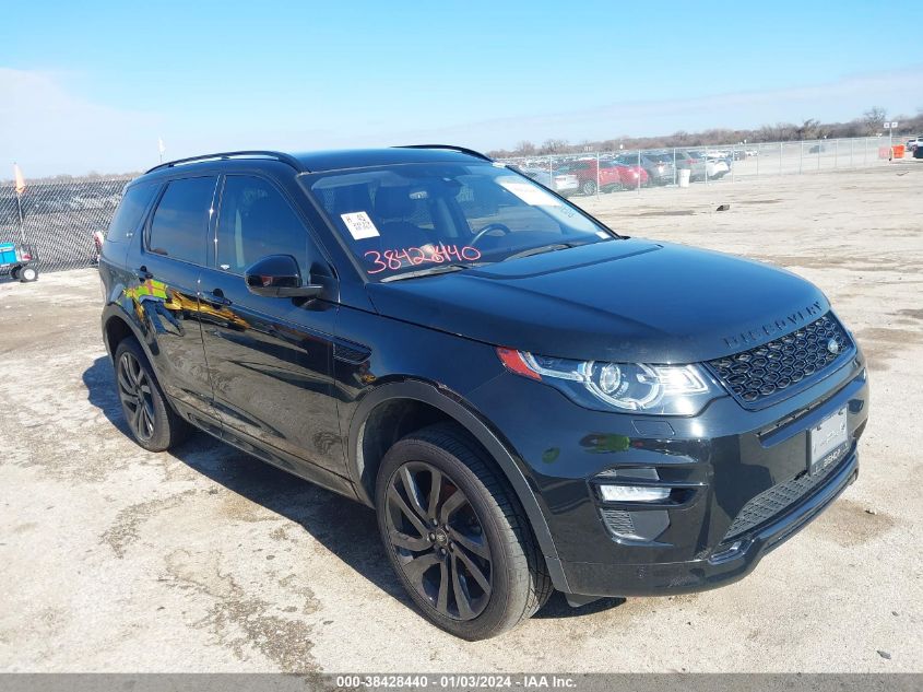 SALCT2FX4KH790601 LAND ROVER DISCOVERY SPORT HSE LUXURY 2019