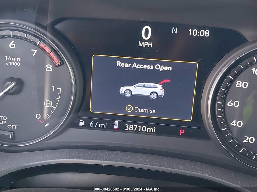VIN 1GYKPCRS9MZ134561 2021 CADILLAC XT6 PREMIUM LUXURY