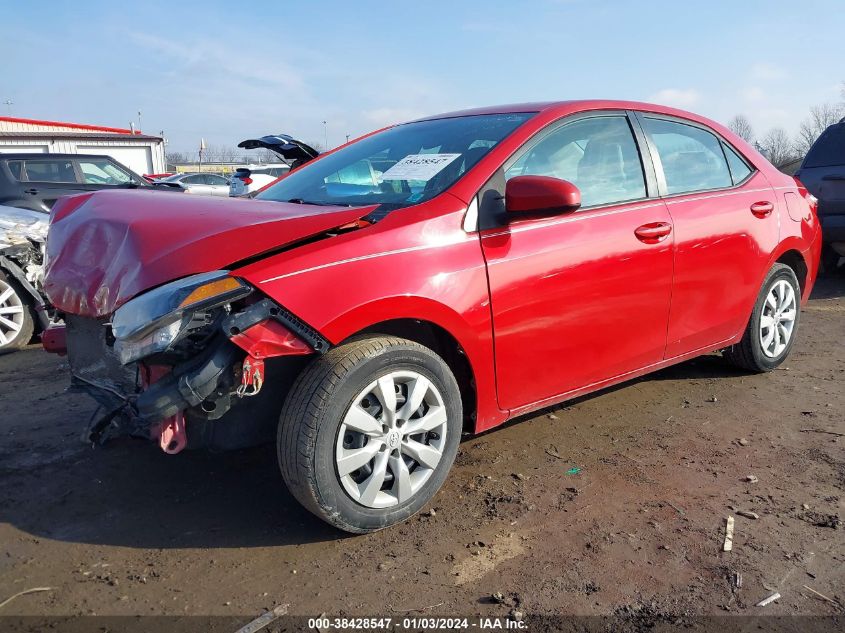 2014 TOYOTA COROLLA LE - 2T1BURHE0EC126695