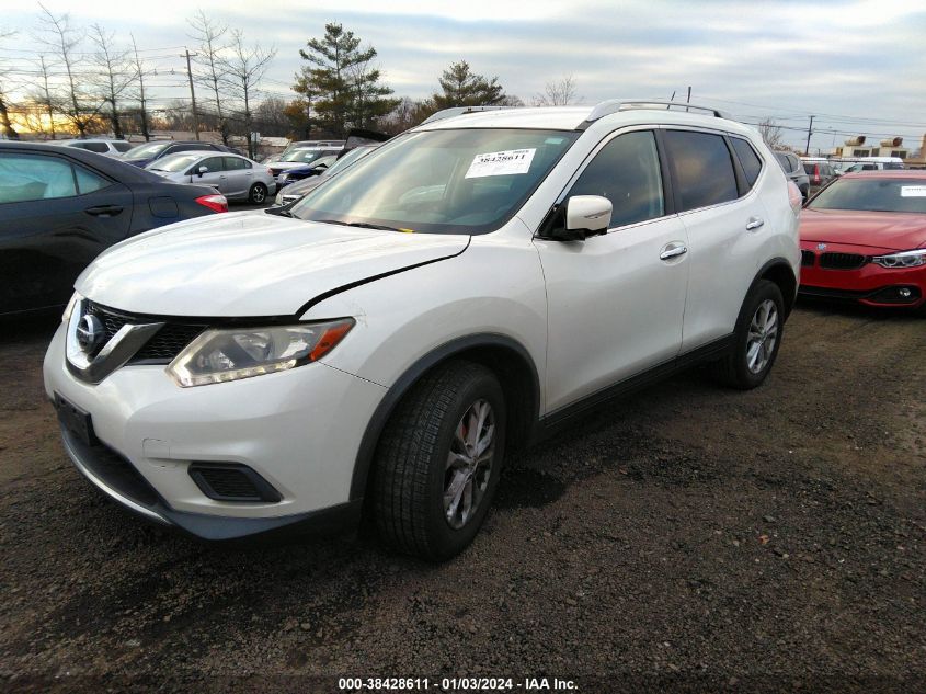 2015 NISSAN ROGUE S/SL/SV - KNMAT2MV4FP525480