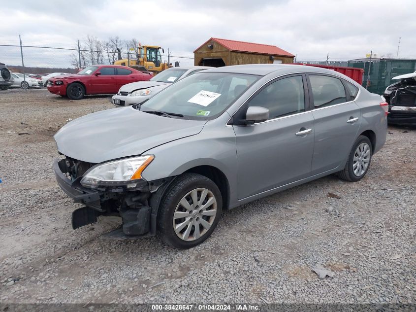 2014 NISSAN SENTRA S - 3N1AB7APXEY311003