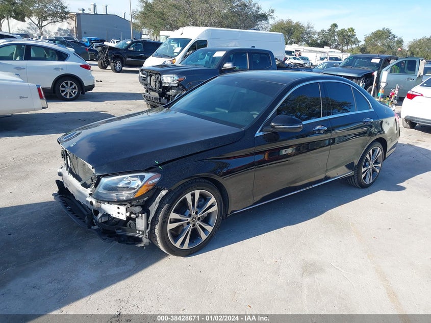VIN WDDWF4JB3JR422167 2018 MERCEDES-BENZ C 300 300