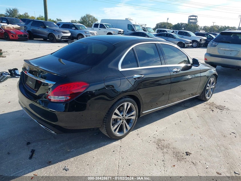 VIN WDDWF4JB3JR422167 2018 MERCEDES-BENZ C 300 300