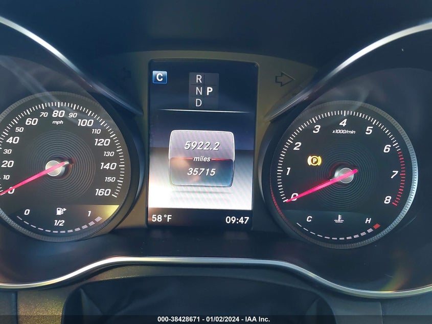 VIN WDDWF4JB3JR422167 2018 MERCEDES-BENZ C 300 300