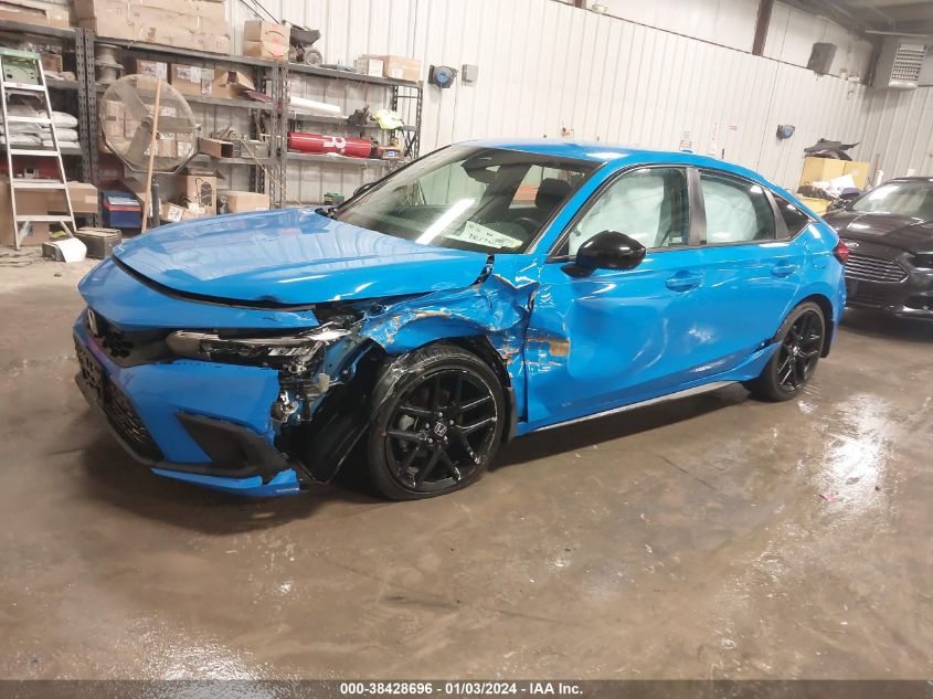 2022 HONDA CIVIC SPORT - 19XFL2H87NE012703