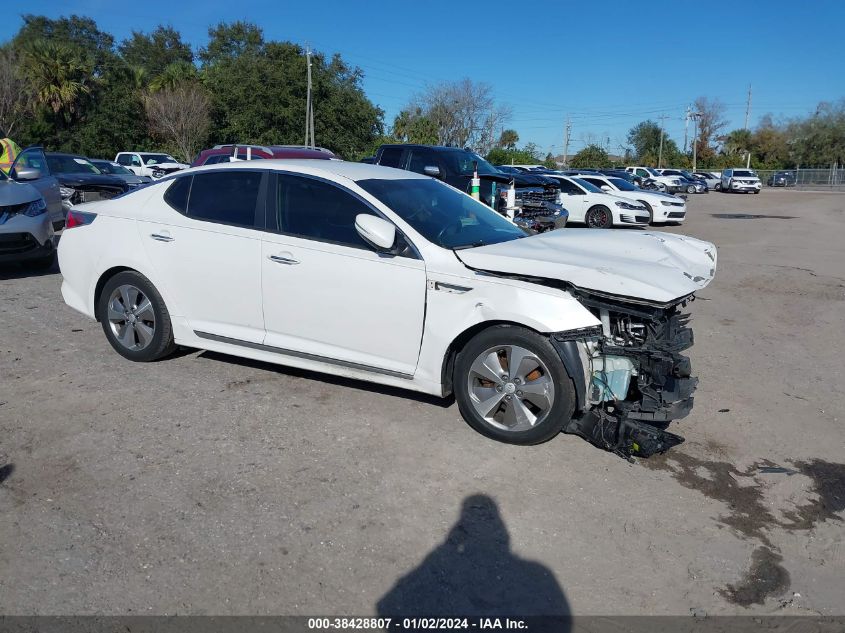 2015 KIA OPTIMA HYBRID EX - KNAGN4AD8F5090242