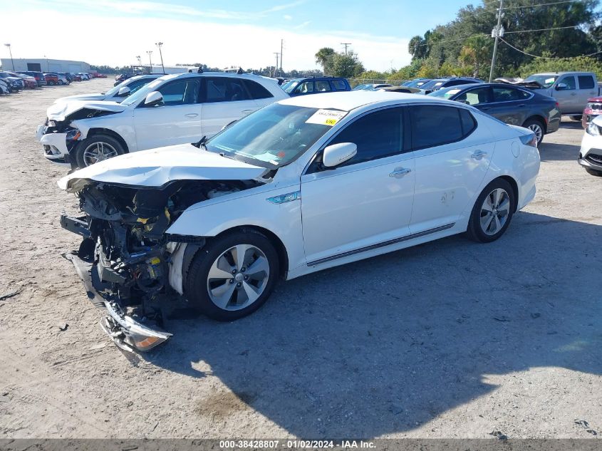 2015 KIA OPTIMA HYBRID EX - KNAGN4AD8F5090242