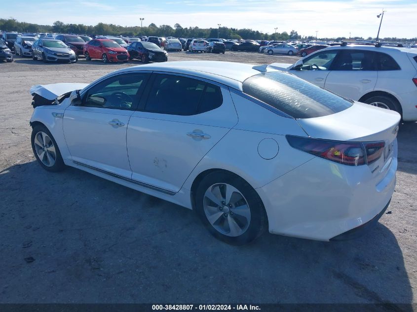 2015 KIA OPTIMA HYBRID EX - KNAGN4AD8F5090242