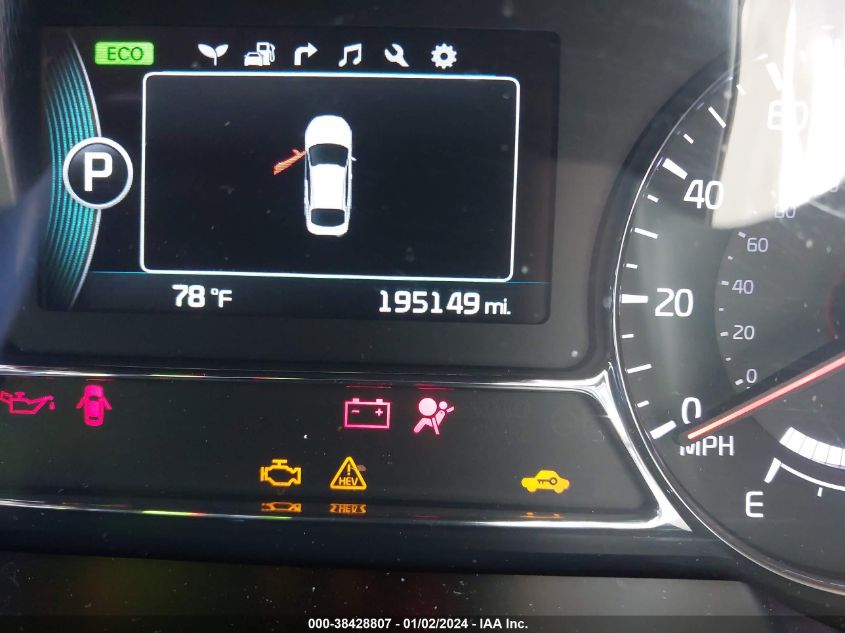 2015 KIA OPTIMA HYBRID EX - KNAGN4AD8F5090242