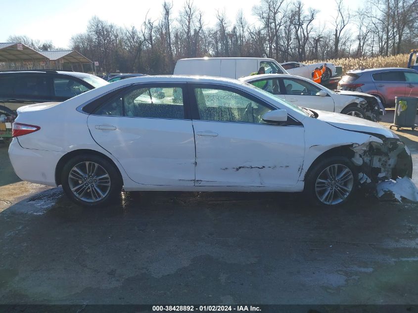2016 TOYOTA CAMRY SE - 4T1BF1FK0GU124788