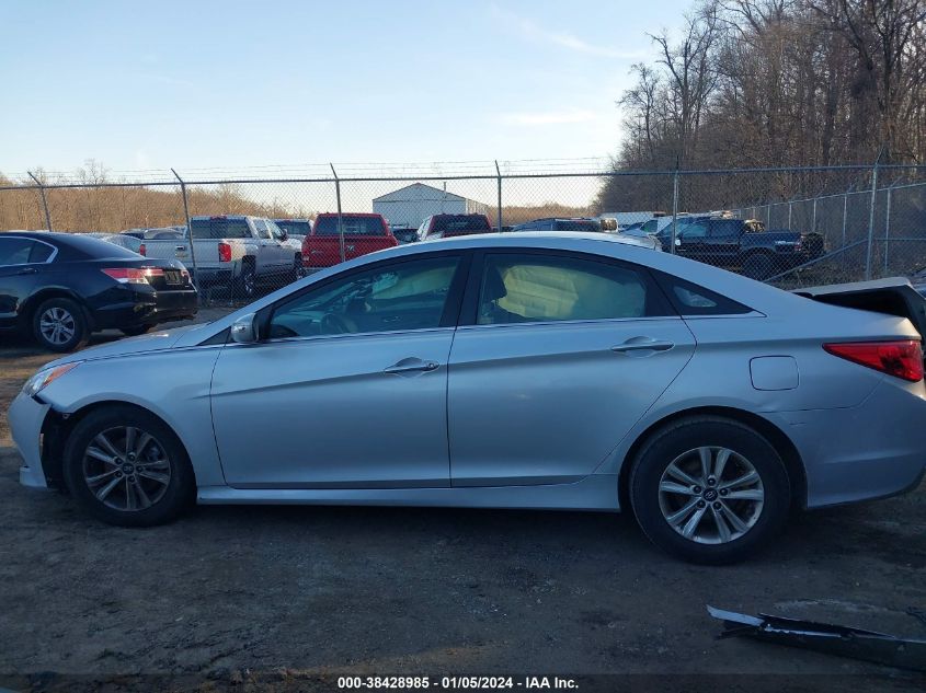 2014 HYUNDAI SONATA GLS - 5NPEB4AC8EH865373