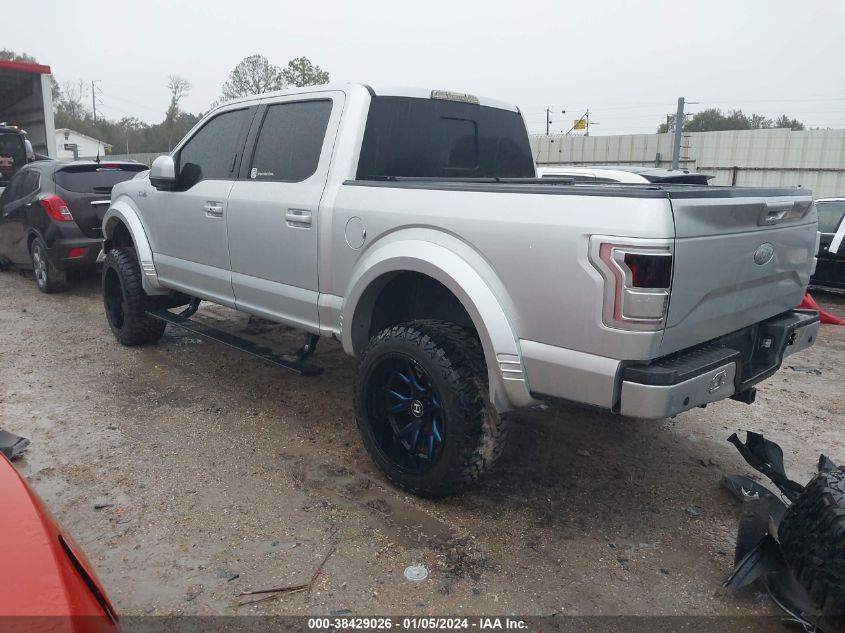 2015 FORD F-150 LARIAT - 1FTEW1EF1FKE68369