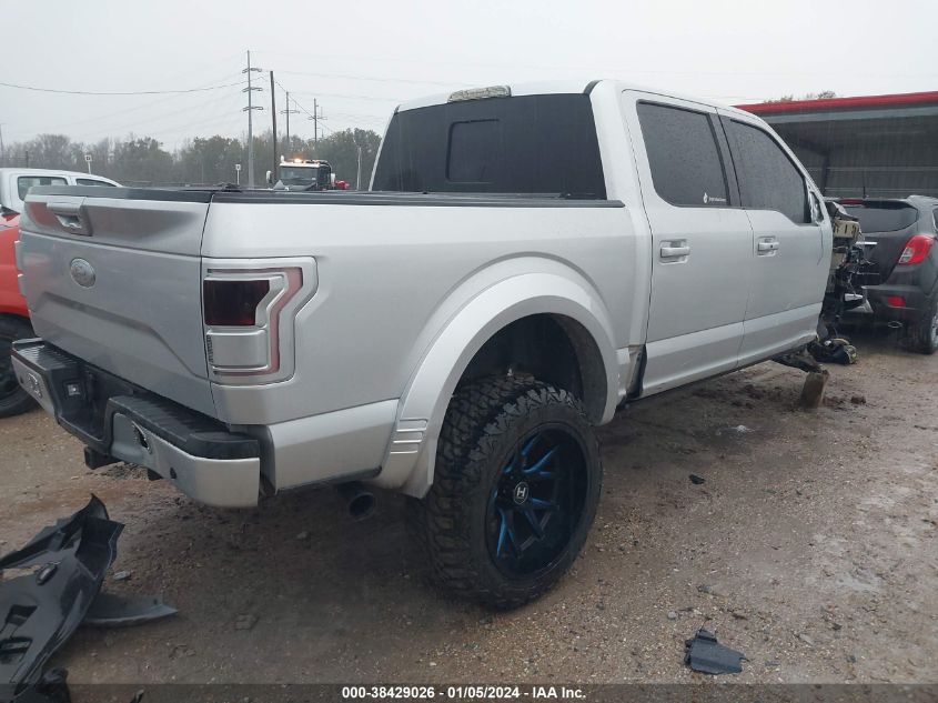 2015 FORD F-150 LARIAT - 1FTEW1EF1FKE68369