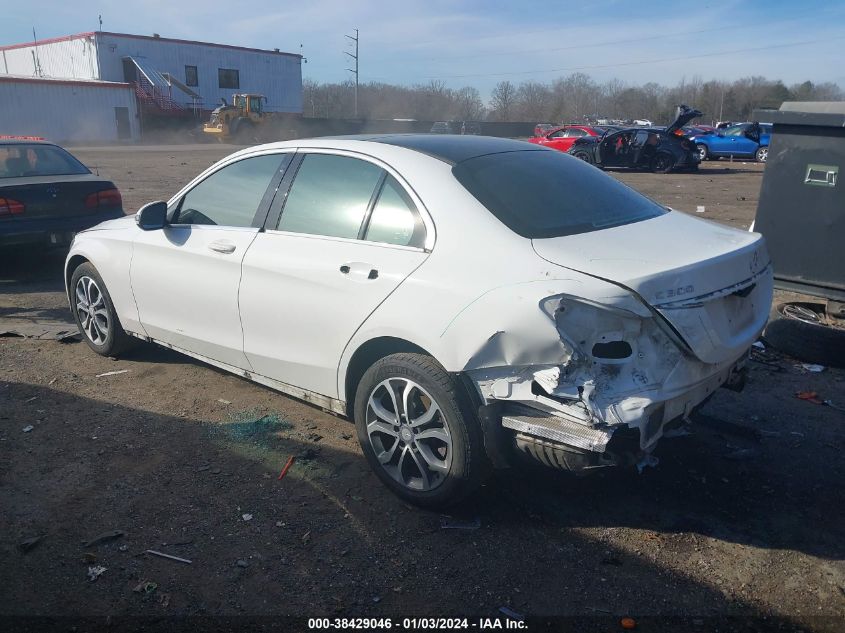 2016 MERCEDES-BENZ C 300 300 4MATIC - WDDWF4KB0GR149468