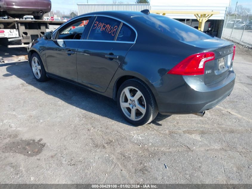 2013 VOLVO S60 T5/T5 PLATINUM/T5 PREMIER/T5 PREMIER PLUS - YV1612FS4D2180714