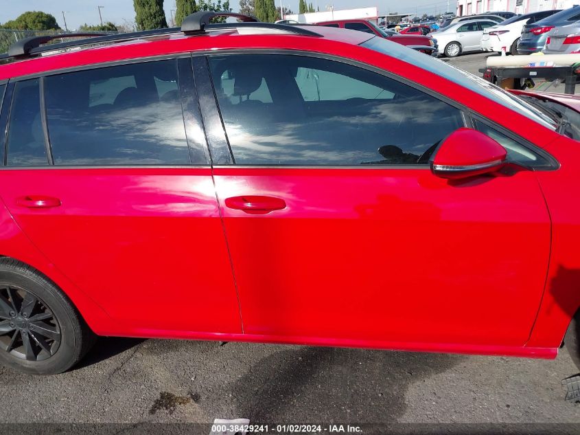 2016 VOLKSWAGEN GOLF SPORTWAGEN TSI S 4-DOOR - 3VWC17AU9GM519881