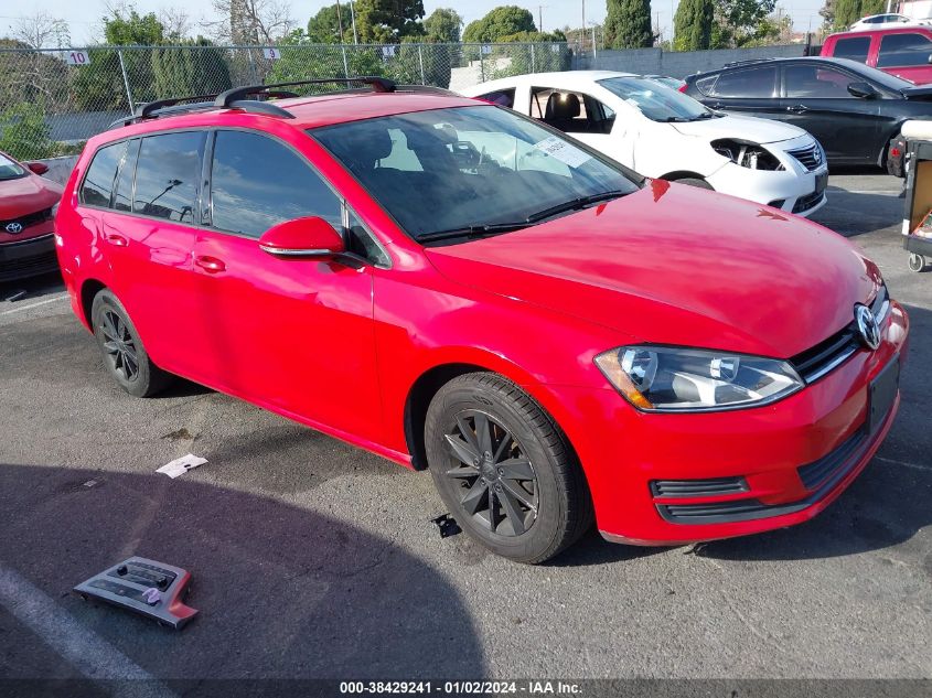 2016 VOLKSWAGEN GOLF SPORTWAGEN TSI S 4-DOOR - 3VWC17AU9GM519881