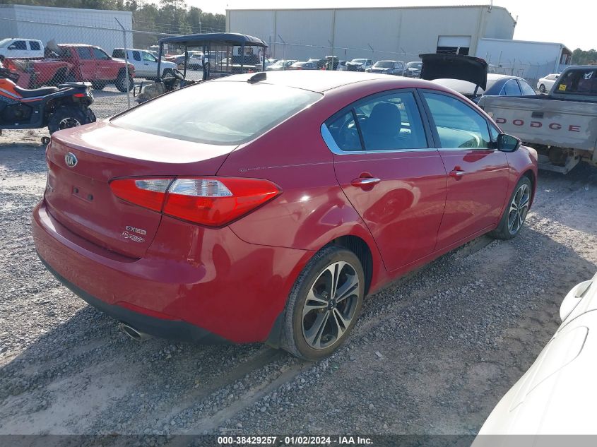 2014 KIA FORTE EX - KNAFX4A85E5154762