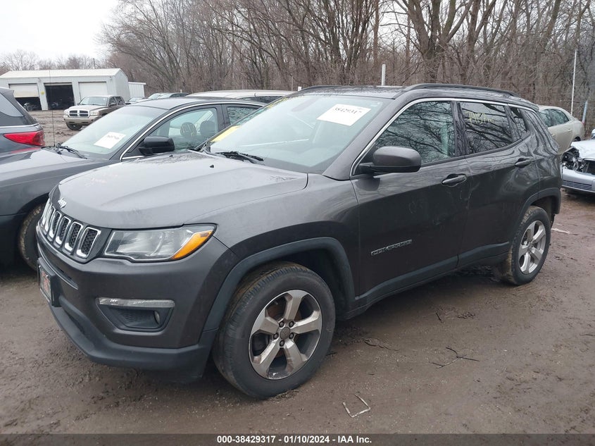 VIN 3C4NJDBB0HT628017 2017 JEEP NEW COMPASS LATITUDE 4X4