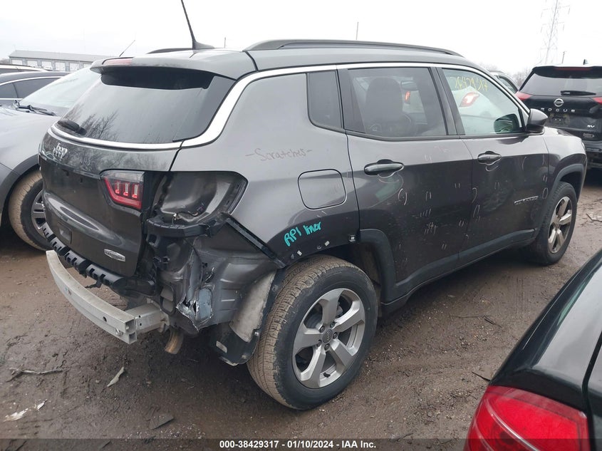VIN 3C4NJDBB0HT628017 2017 JEEP NEW COMPASS LATITUDE 4X4