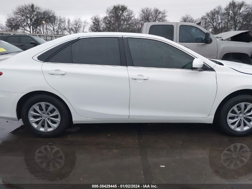 2016 TOYOTA CAMRY LE - 4T4BF1FK1GR528933