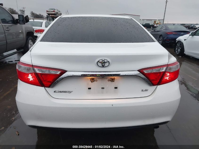 2016 TOYOTA CAMRY LE - 4T4BF1FK1GR528933