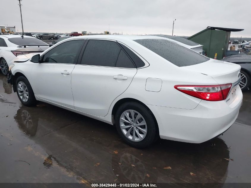 2016 TOYOTA CAMRY LE - 4T4BF1FK1GR528933