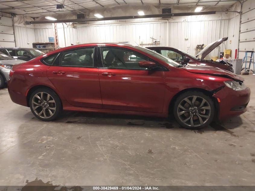 2015 CHRYSLER 200 S - 1C3CCCDG3FN617910