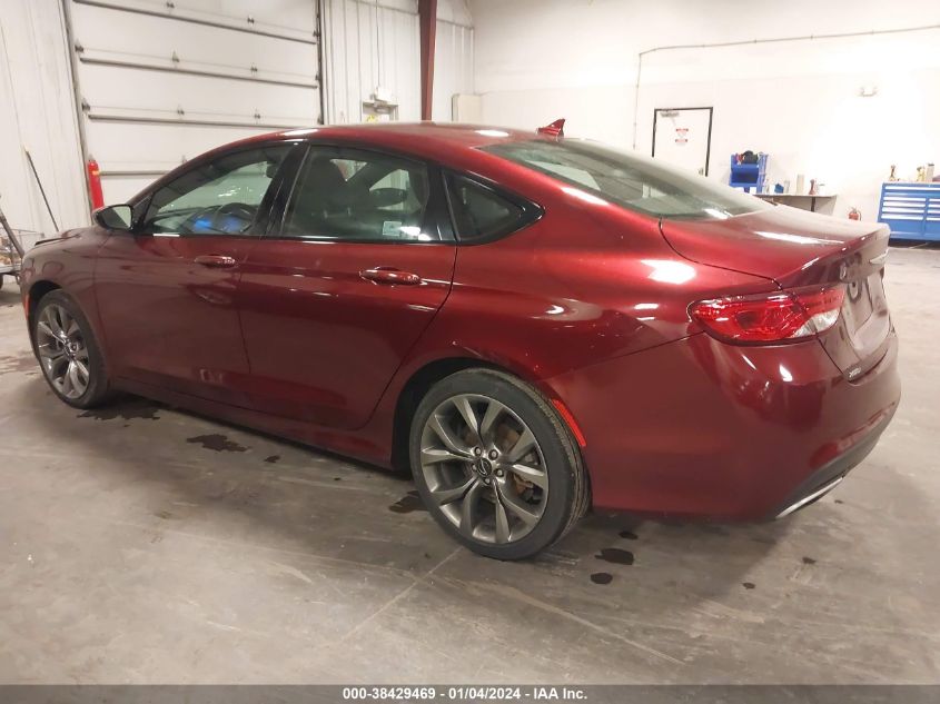 2015 CHRYSLER 200 S - 1C3CCCDG3FN617910