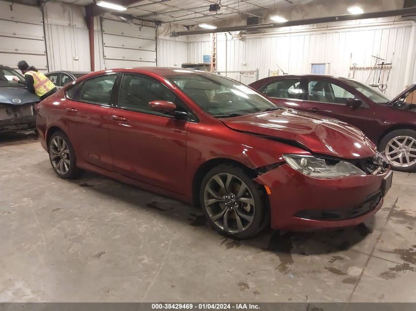 2015 CHRYSLER 200 S - 1C3CCCDG3FN617910