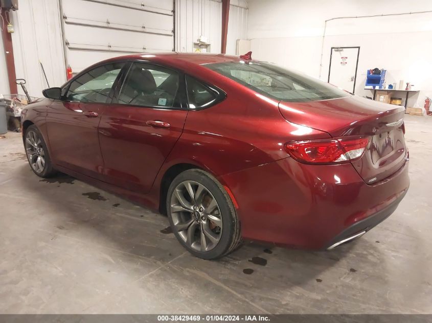 2015 CHRYSLER 200 S - 1C3CCCDG3FN617910