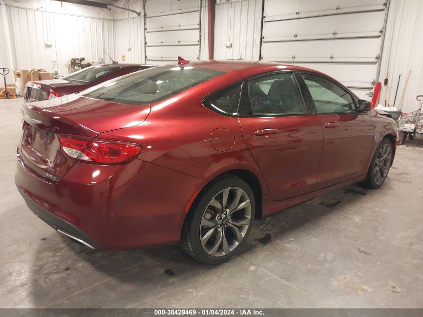 2015 CHRYSLER 200 S - 1C3CCCDG3FN617910