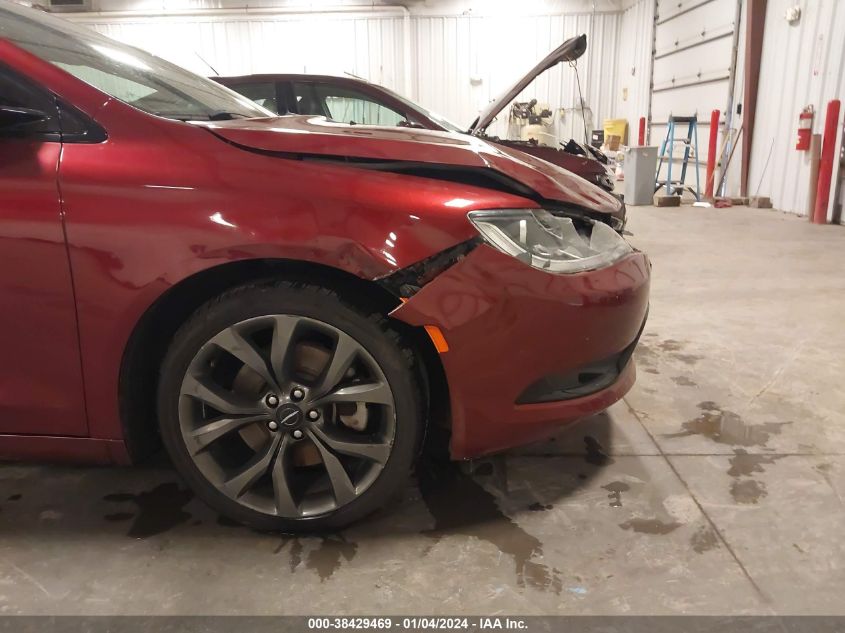 2015 CHRYSLER 200 S - 1C3CCCDG3FN617910