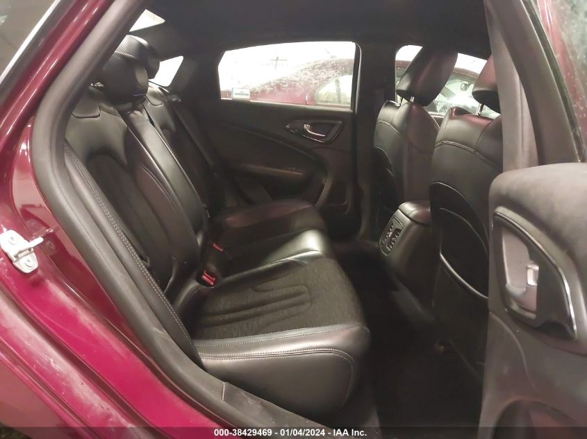 2015 CHRYSLER 200 S - 1C3CCCDG3FN617910