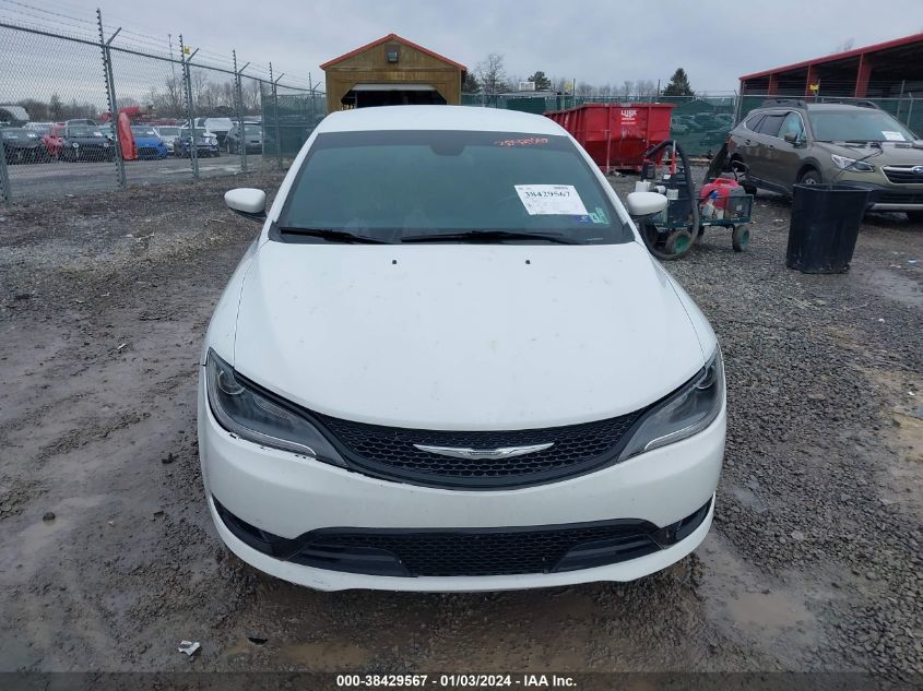 2015 CHRYSLER 200 S - 1C3CCCBB5FN566451