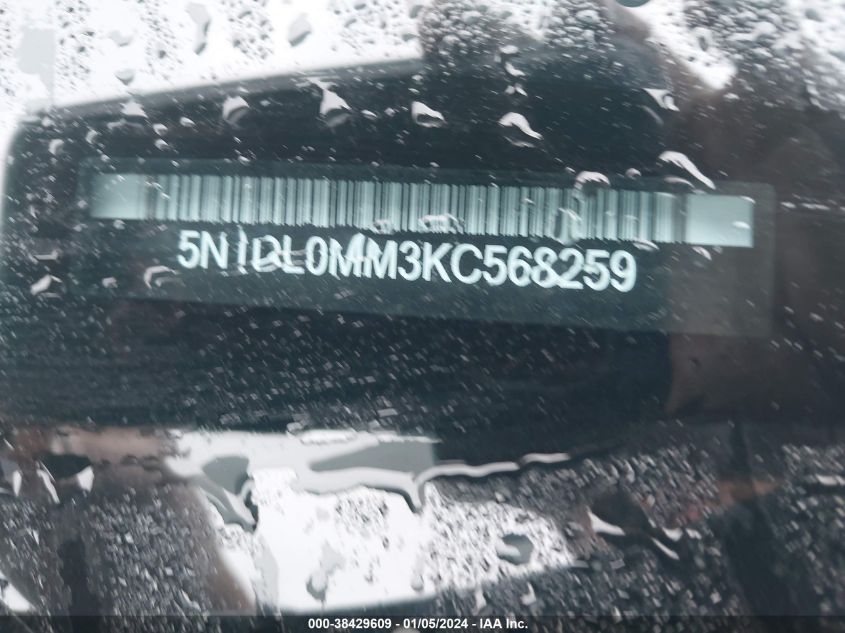 2019 INFINITI QX60 LUXE - 5N1DL0MM3KC568259