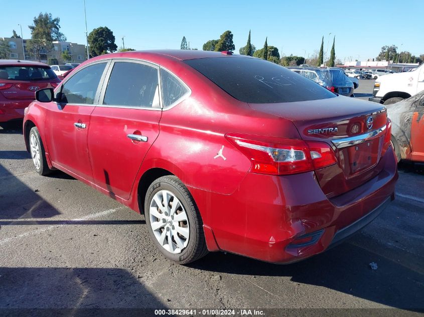 2016 NISSAN SENTRA S/SV/SR/SL - 3N1AB7AP4GL643485