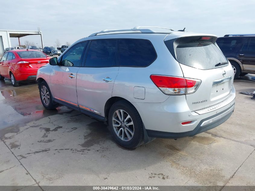 2014 NISSAN PATHFINDER SL - 5N1AR2MM2EC633720