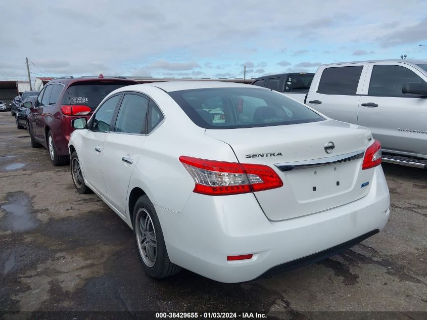 2013 NISSAN SENTRA S/SV/SR/SL - 3N1AB7AP5DL688527