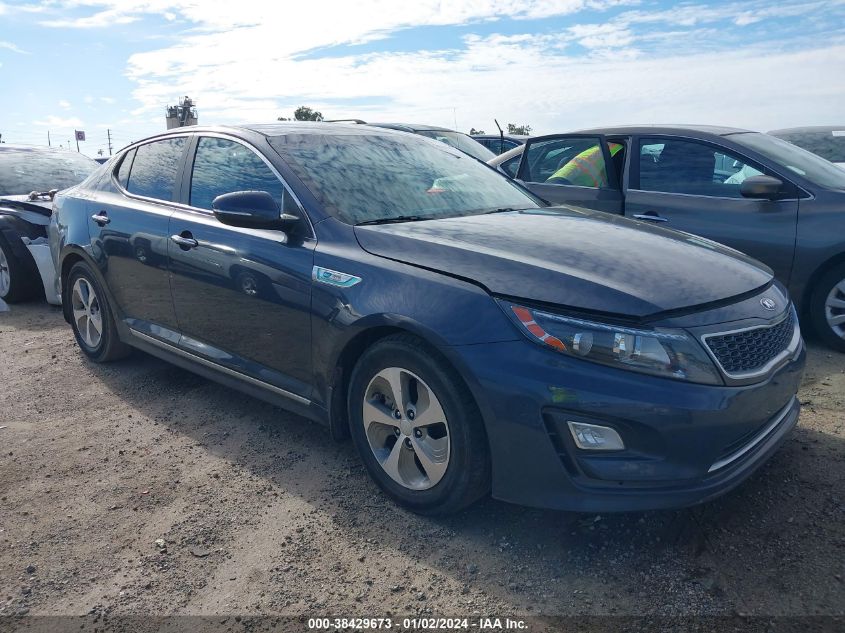 2014 KIA OPTIMA HYBRID LX - KNAGM4ADXE5065697