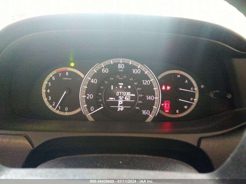 2014 HONDA ACCORD EX - 1HGCR2F76EA083990