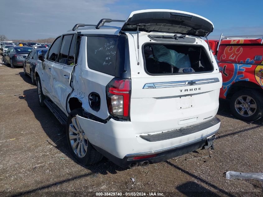 2022 CHEVROLET TAHOE K1500 PREMIER - 1GNSKSKD9NR143893