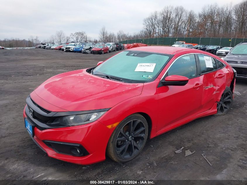 2019 HONDA CIVIC SPORT - 2HGFC2F89KH518828