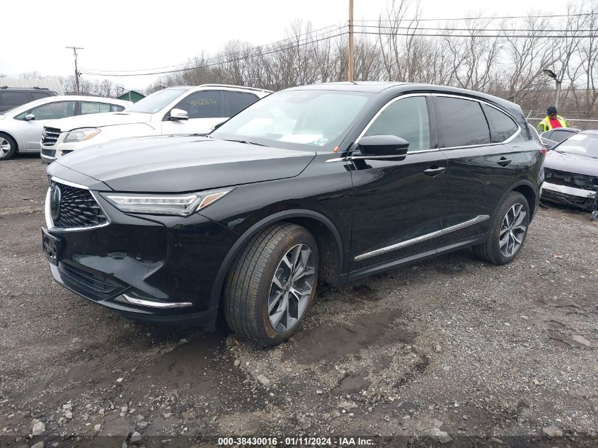 2022 ACURA MDX TECHNOLOGY PACKAGE - 5J8YE1H48NL051948