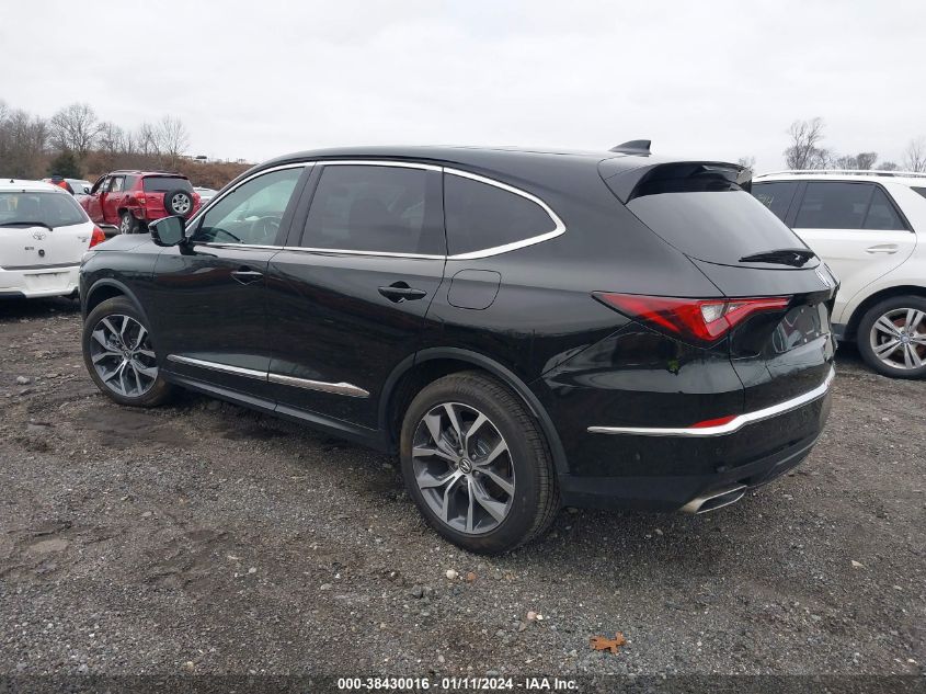 2022 ACURA MDX TECHNOLOGY PACKAGE - 5J8YE1H48NL051948
