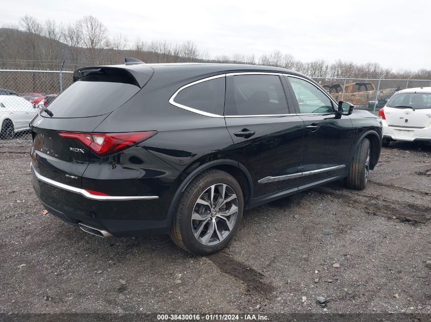 2022 ACURA MDX TECHNOLOGY PACKAGE - 5J8YE1H48NL051948