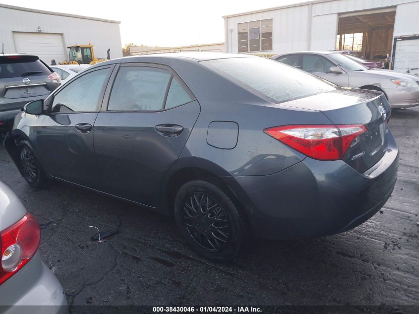 2016 TOYOTA COROLLA LE - 2T1BURHE6GC563250