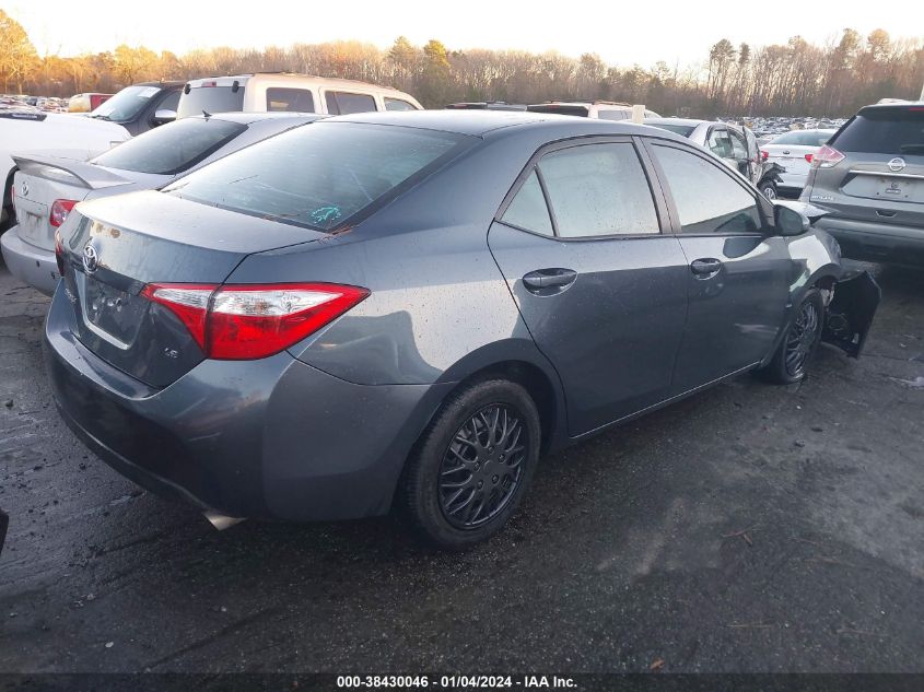 2016 TOYOTA COROLLA LE - 2T1BURHE6GC563250